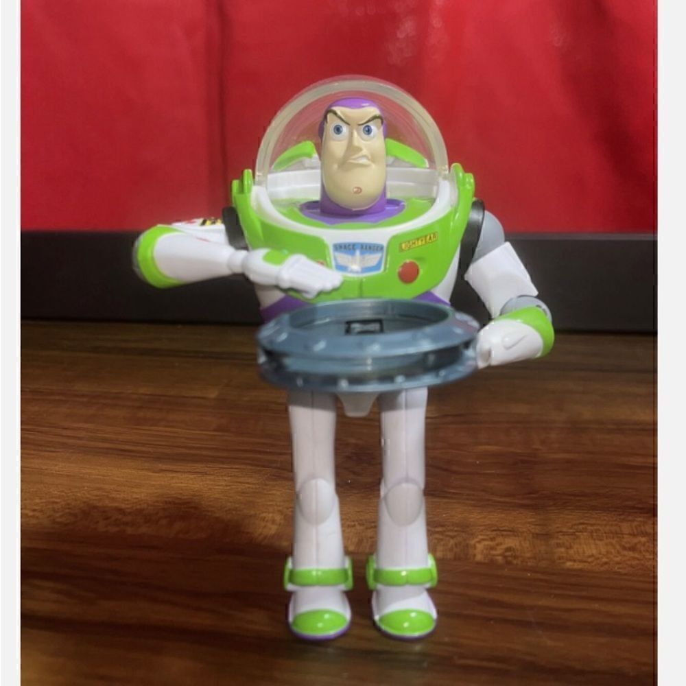 Disney Pixar Toy Story Disc Attack Buzz Lightyear Action Figure 2009 (2)
